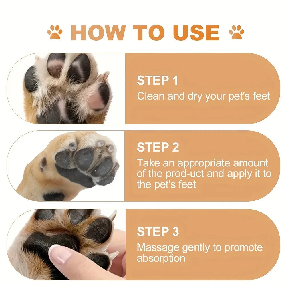 Dog Paw Balm and Snout Soother | Lick-Safe Moisturizing Cream for Cats and Dogs | Prevents Dry Cracked Paws