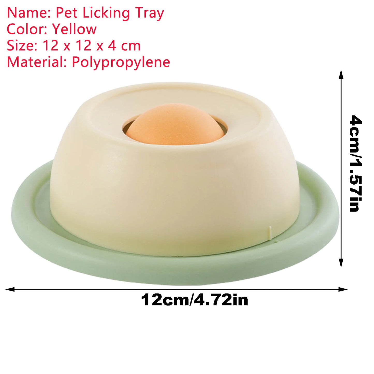 Dog Licking Toy Slow Feeder Interactive Puzzle Bowl for Dogs & Cats