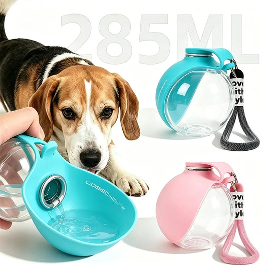 2-in-1 Portable Dog Water Bottle | Leak-Proof Travel Water Dispenser