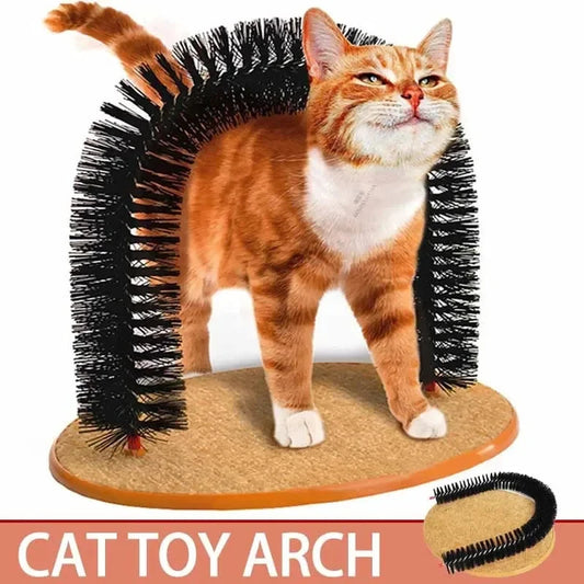 Cat Self-Grooming Arch and Scratching Pad