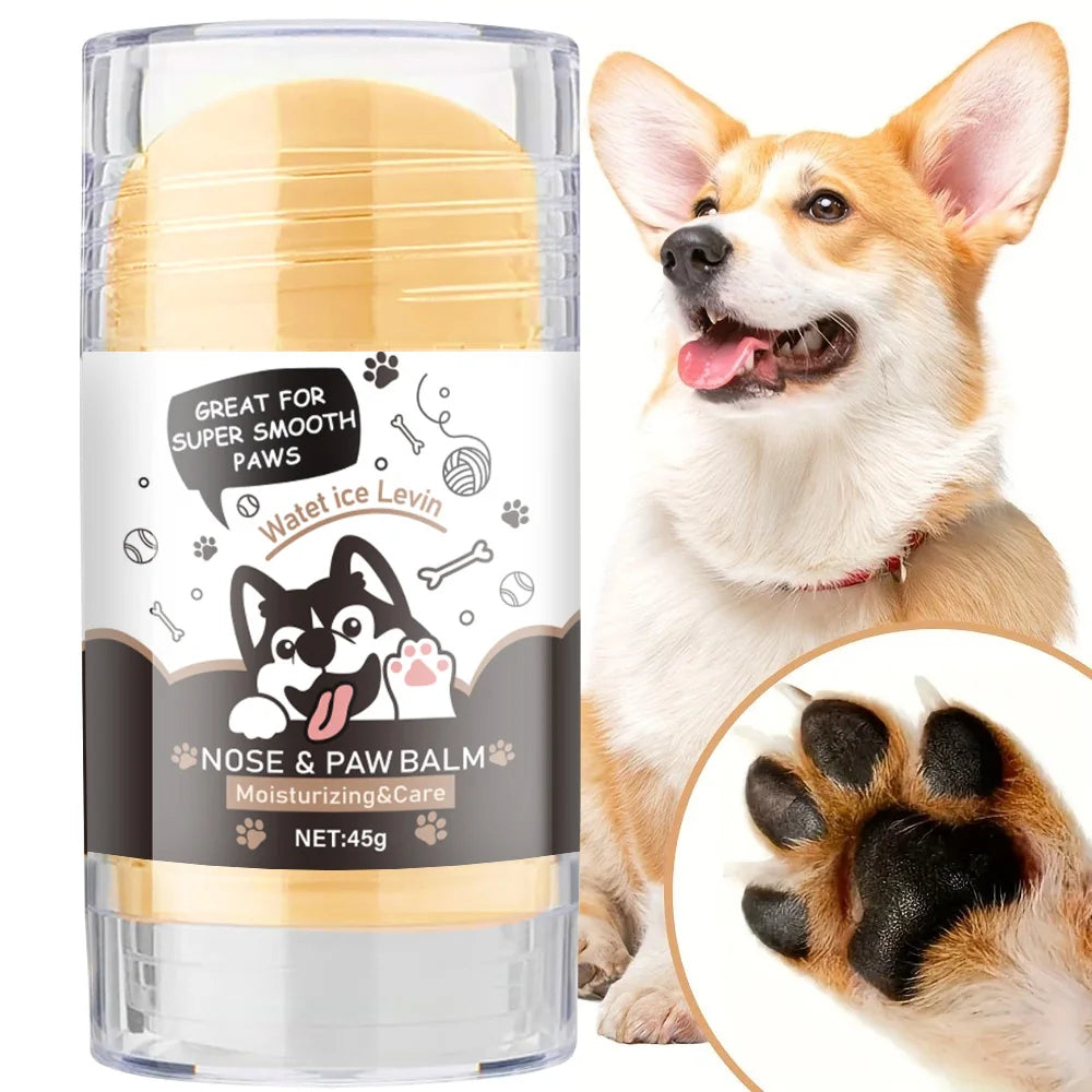 Dog Paw Balm and Snout Soother | Lick-Safe Moisturizing Cream for Cats and Dogs | Prevents Dry Cracked Paws