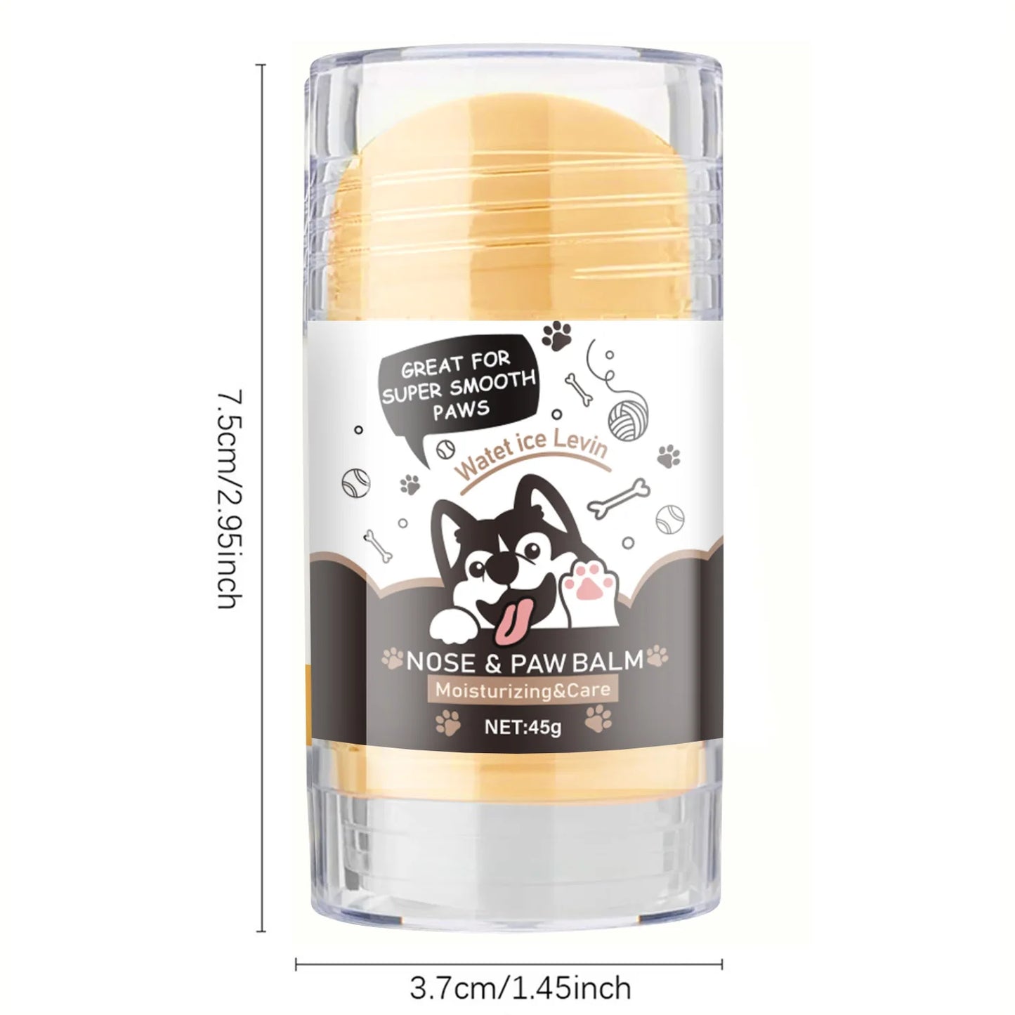 Dog Paw Balm and Snout Soother | Lick-Safe Moisturizing Cream for Cats and Dogs | Prevents Dry Cracked Paws