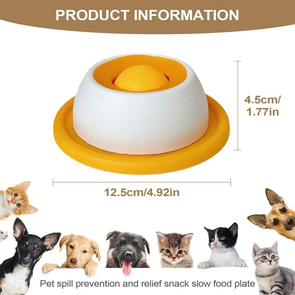 Dog Licking Toy Slow Feeder Interactive Puzzle Bowl for Dogs & Cats