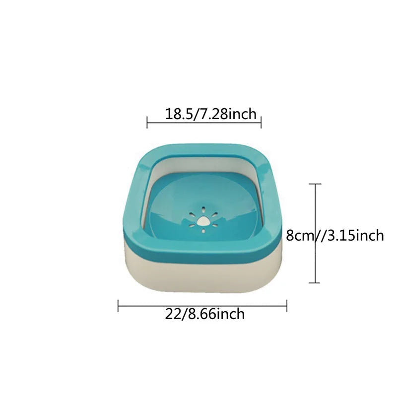 Anti-Splash Water Bowl for Dogs and Cats | No-Spill Large Capacity Pet Drinker | Puppy Cat Accessories