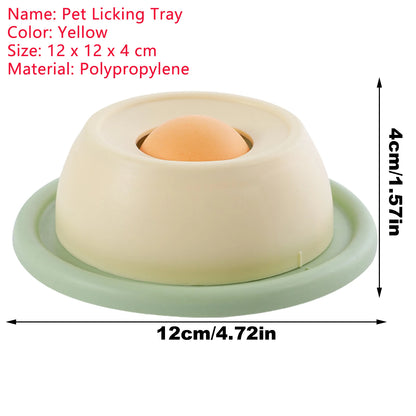 Dog Licking Toy Slow Feeder Interactive Puzzle Bowl for Dogs & Cats