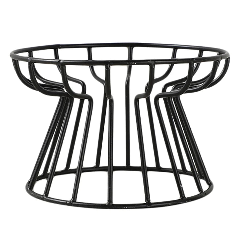 Nordic Elevated Ceramic Pet Bowl | Anti-Cervical Raised Food Bowl for Cats and Dogs | Iron Stand