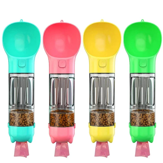 3-in-1 Portable Pet Water Bottle for Dogs & Cats | Leak-Proof Travel Dispenser