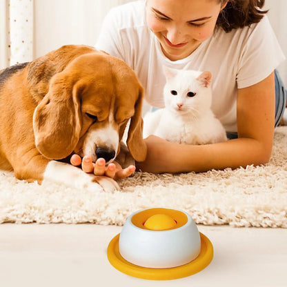 Dog Licking Toy Slow Feeder Interactive Puzzle Bowl for Dogs & Cats