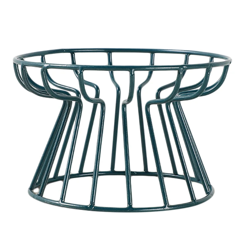 Nordic Elevated Ceramic Pet Bowl | Anti-Cervical Raised Food Bowl for Cats and Dogs | Iron Stand
